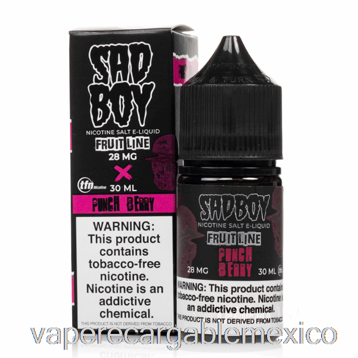Vape Recargable Ponche Berry - Sales Sadboy - 30ml 48mg